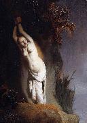 Rembrandt Peale Andromeda Chained to the Rocks painting